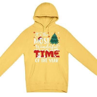 Christmas Trees ItS The Most Wonderful Time Of The Year Gift Premium Pullover Hoodie