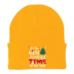 Christmas Trees ItS The Most Wonderful Time Of The Year Gift Knit Cap Winter Beanie