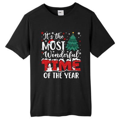 Christmas Trees ItS The Most Wonderful Time Of The Year Gift Tall Fusion ChromaSoft Performance T-Shirt