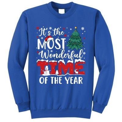 Christmas Trees ItS The Most Wonderful Time Of The Year Gift Tall Sweatshirt