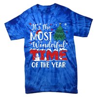 Christmas Trees ItS The Most Wonderful Time Of The Year Gift Tie-Dye T-Shirt