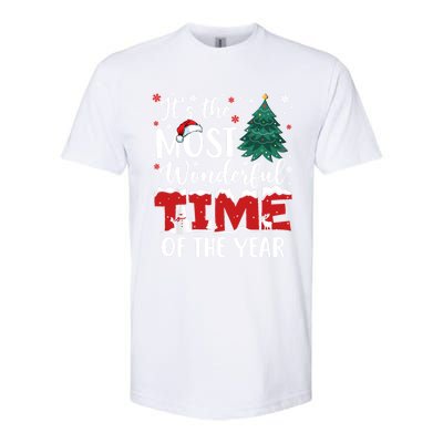 Christmas Trees ItS The Most Wonderful Time Of The Year Gift Softstyle CVC T-Shirt