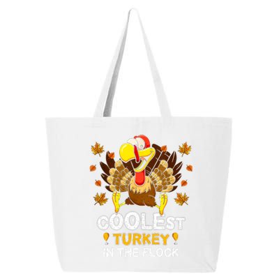 Cutest Turkey In The Flock Retro Toddler Girls Funny Thanksgiving 25L Jumbo Tote