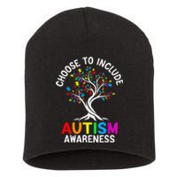 Choose To Include For Autism Teacher Special Education SPED Short Acrylic Beanie