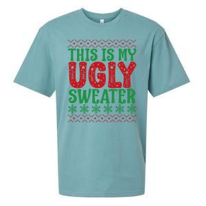 Cool This Is My Ugly Christmas Sweater Sueded Cloud Jersey T-Shirt