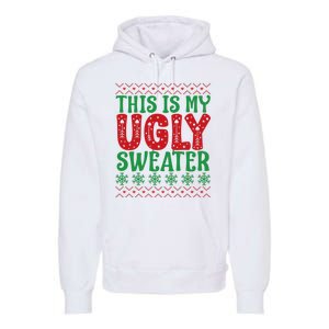 Cool This Is My Ugly Christmas Sweater Premium Hoodie