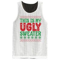 Cool This Is My Ugly Christmas Sweater Mesh Reversible Basketball Jersey Tank