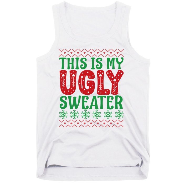 Cool This Is My Ugly Christmas Sweater Tank Top