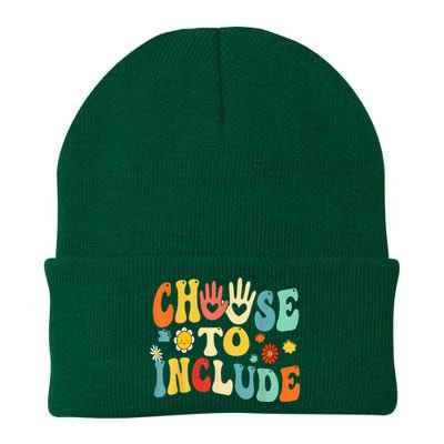 Choose To Include For Autism Teacher Special Education SPED Knit Cap Winter Beanie