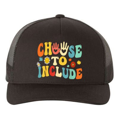 Choose To Include For Autism Teacher Special Education SPED Yupoong Adult 5-Panel Trucker Hat