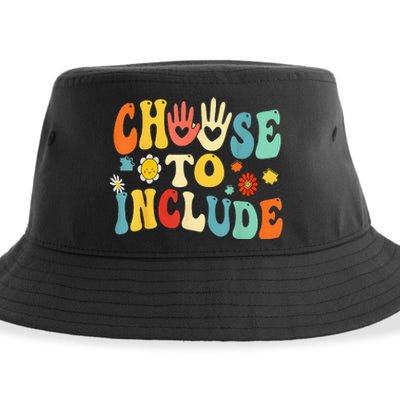 Choose To Include For Autism Teacher Special Education SPED Sustainable Bucket Hat