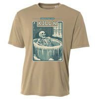 ChillN Till ItS KillN Cold Plunge Funny Ice Bath Cooling Performance Crew T-Shirt