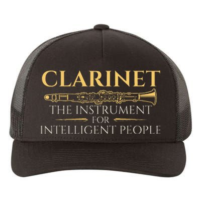 Clarinet The Instrument For Intelligent People  Clarinetist  Yupoong Adult 5-Panel Trucker Hat