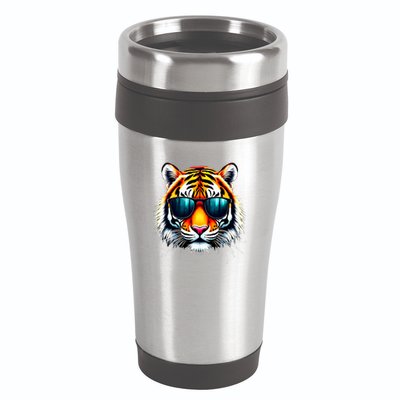 Cool Tiger In Sunglasses Graphic Tigers 16oz Travel Tumbler