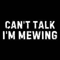 CanT Talk IM Mewing Funny Backpack