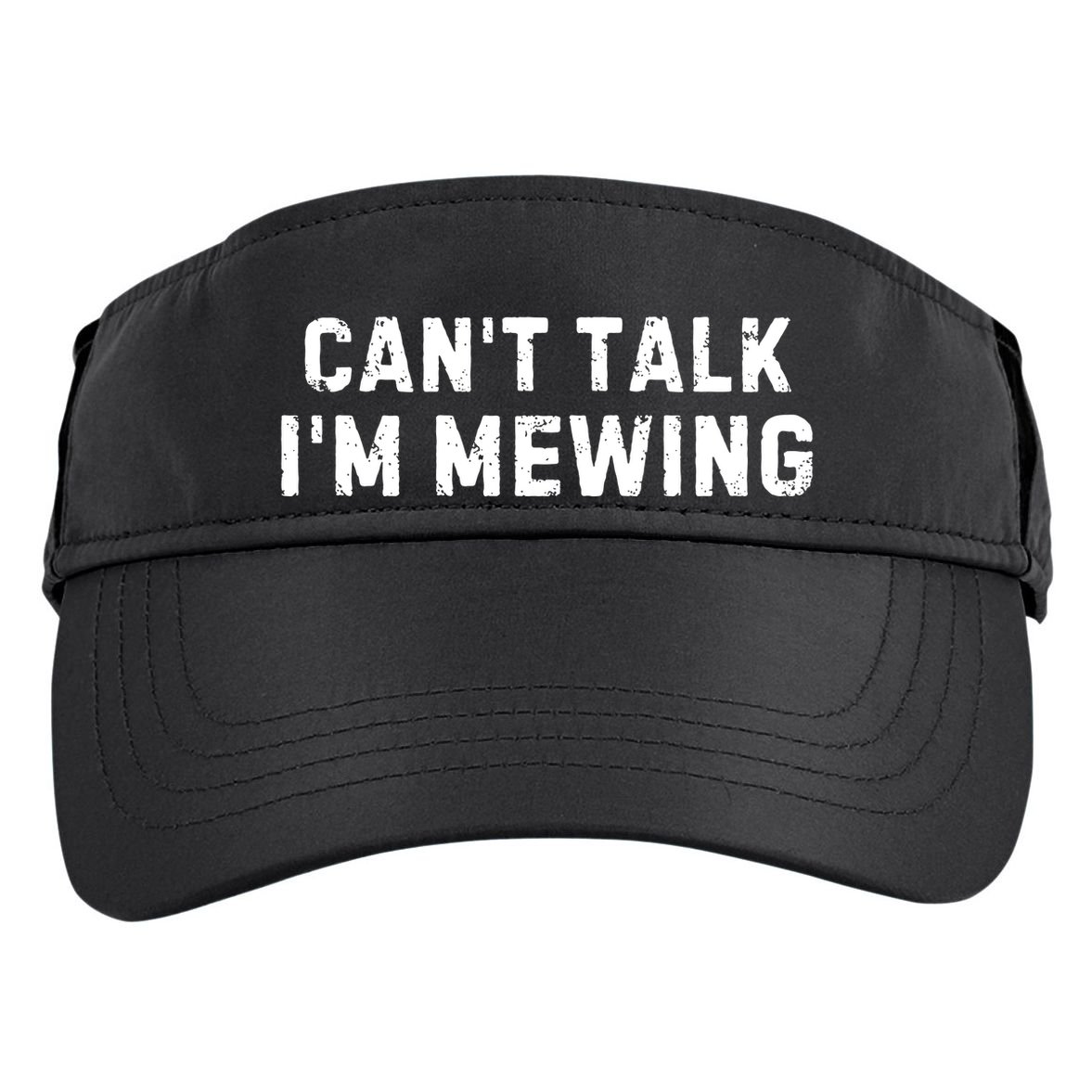 CanT Talk IM Mewing Funny Adult Drive Performance Visor