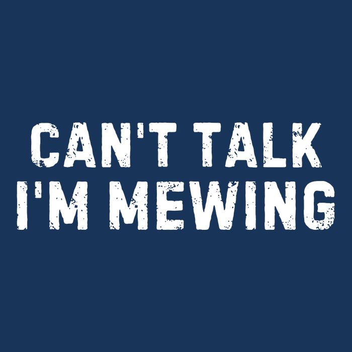 CanT Talk IM Mewing Funny Cooling Performance Crew T-Shirt