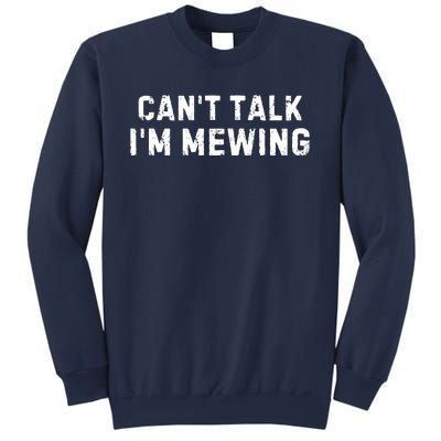 CanT Talk IM Mewing Funny Sweatshirt