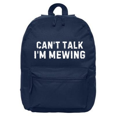 CanT Talk IM Mewing Funny 16 in Basic Backpack