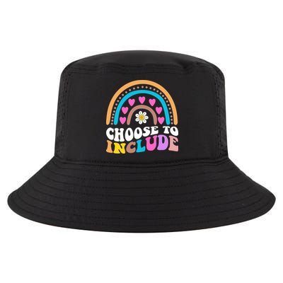 Choose To Include Colorful Rainbow Cool Comfort Performance Bucket Hat