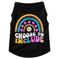 Choose To Include Colorful Rainbow Doggie Tank