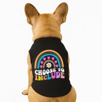Choose To Include Colorful Rainbow Doggie Tank