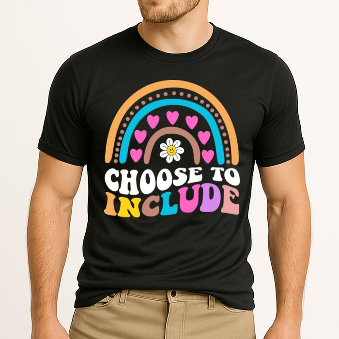 Choose To Include Colorful Rainbow Performance Shirt