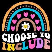 Choose To Include Colorful Rainbow Performance Shirt