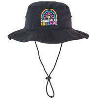 Choose To Include Colorful Rainbow Bucket Hat