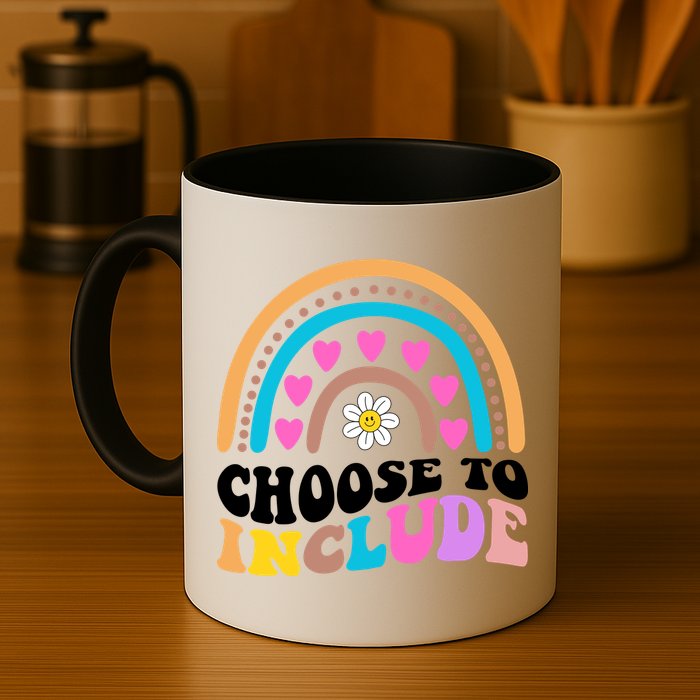 Choose To Include Colorful Rainbow Mug