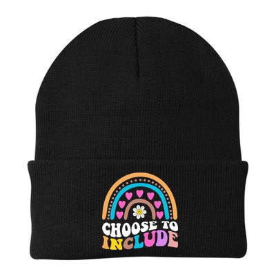 Choose To Include Colorful Rainbow Beanie