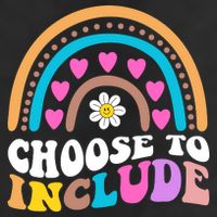 Choose To Include Colorful Rainbow Beanie