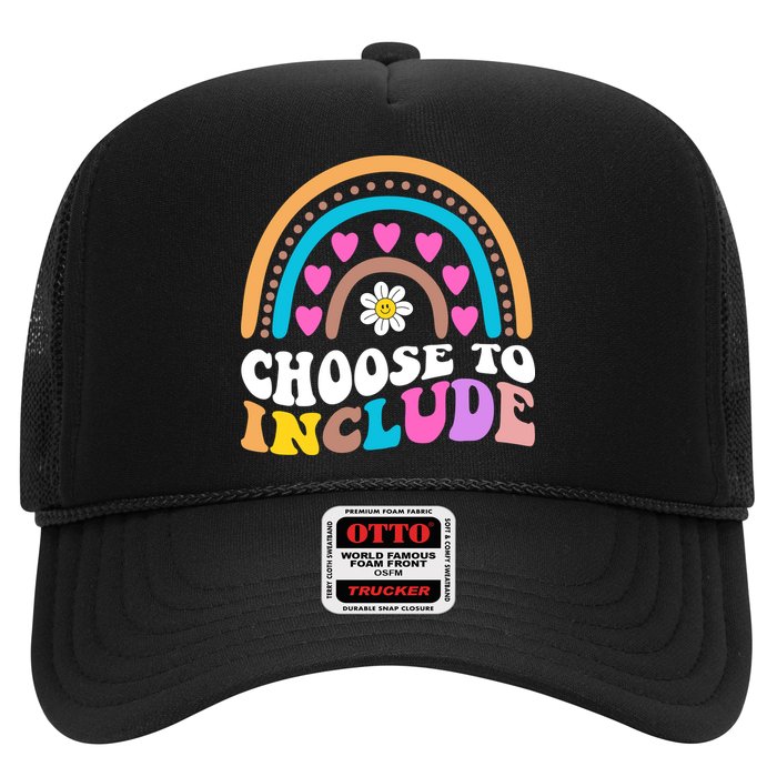 Choose To Include Colorful Rainbow Hat