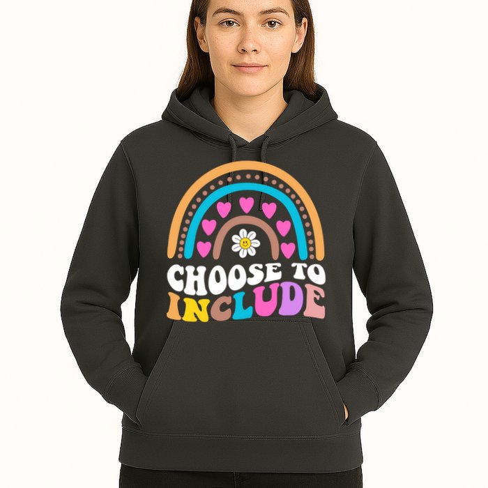 Choose To Include Colorful Rainbow Hoodie