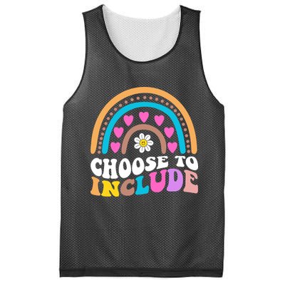 Choose To Include Colorful Rainbow Mesh Reversible Basketball Jersey Tank