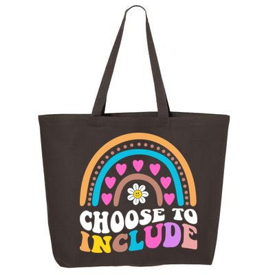 Choose To Include Colorful Rainbow 25L Jumbo Tote