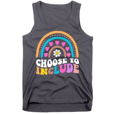 Choose To Include Colorful Rainbow Tank Top