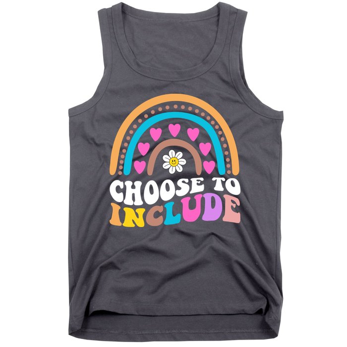 Choose To Include Colorful Rainbow Tank Top