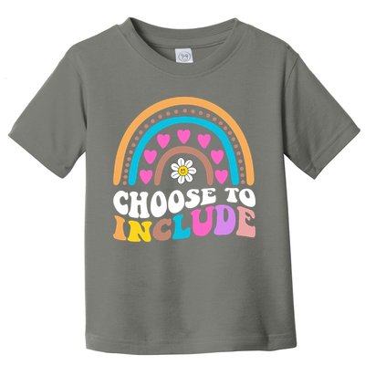 Choose To Include Colorful Rainbow Toddler T-Shirt