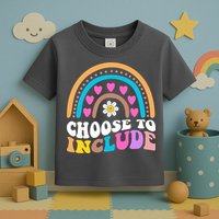 Choose To Include Colorful Rainbow Toddler T-Shirt