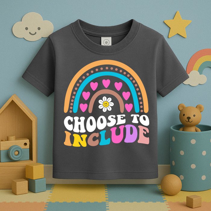 Choose To Include Colorful Rainbow Toddler T-Shirt