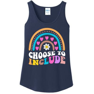 Choose To Include Colorful Rainbow Ladies Essential Tank