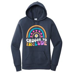 Choose To Include Colorful Rainbow Women's Pullover Hoodie