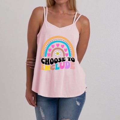 Choose To Include Colorful Rainbow Women's Strappy Tank