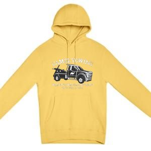 Camel Towing Inappropriate Humor Adult Humor Camel Towing Premium Pullover Hoodie