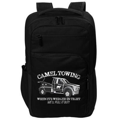 Camel Towing Inappropriate Humor Adult Humor Camel Towing Impact Tech Backpack