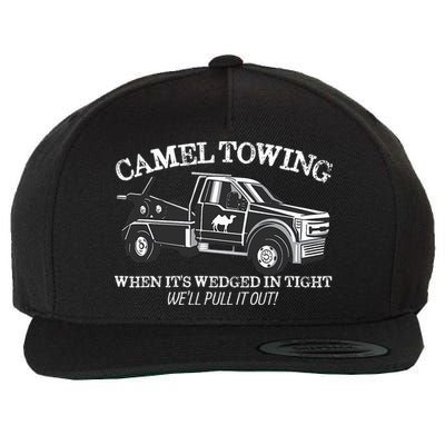Camel Towing Inappropriate Humor Adult Humor Camel Towing Wool Snapback Cap