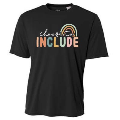 Choose To Include Special Education Teacher Autism Awareness Cooling Performance Crew T-Shirt