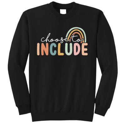 Choose To Include Special Education Teacher Autism Awareness Sweatshirt