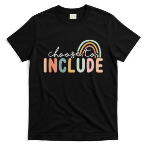 Choose To Include Special Education Teacher Autism Awareness T-Shirt